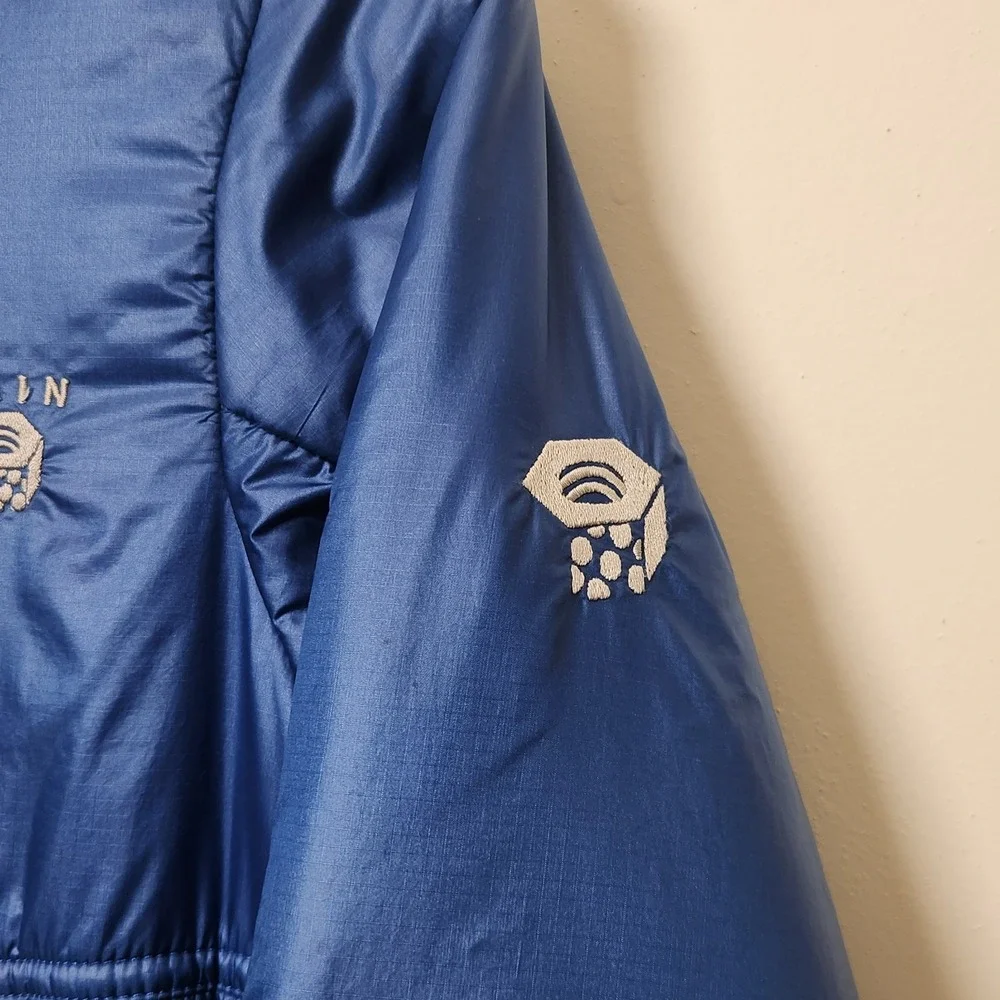 Mountain Hardwear Jacket Mens Small Blue Compressor Primaloft Puffer